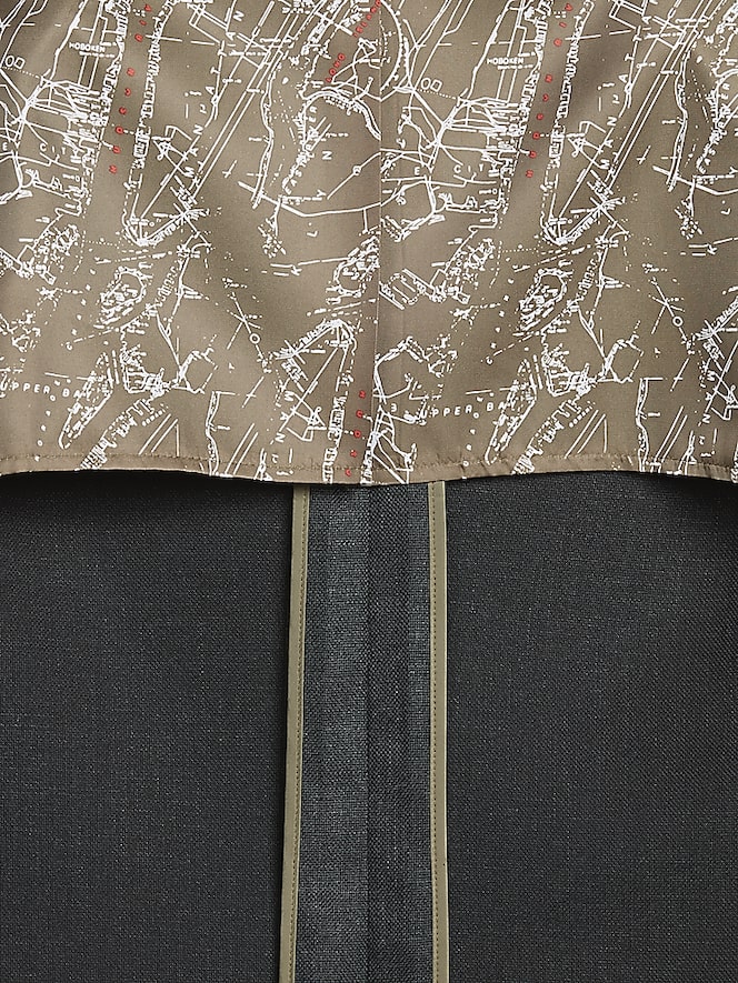 Nautica Modern Fit Structured Weave Sport Coat, Hunter Green - Image 7 of 8