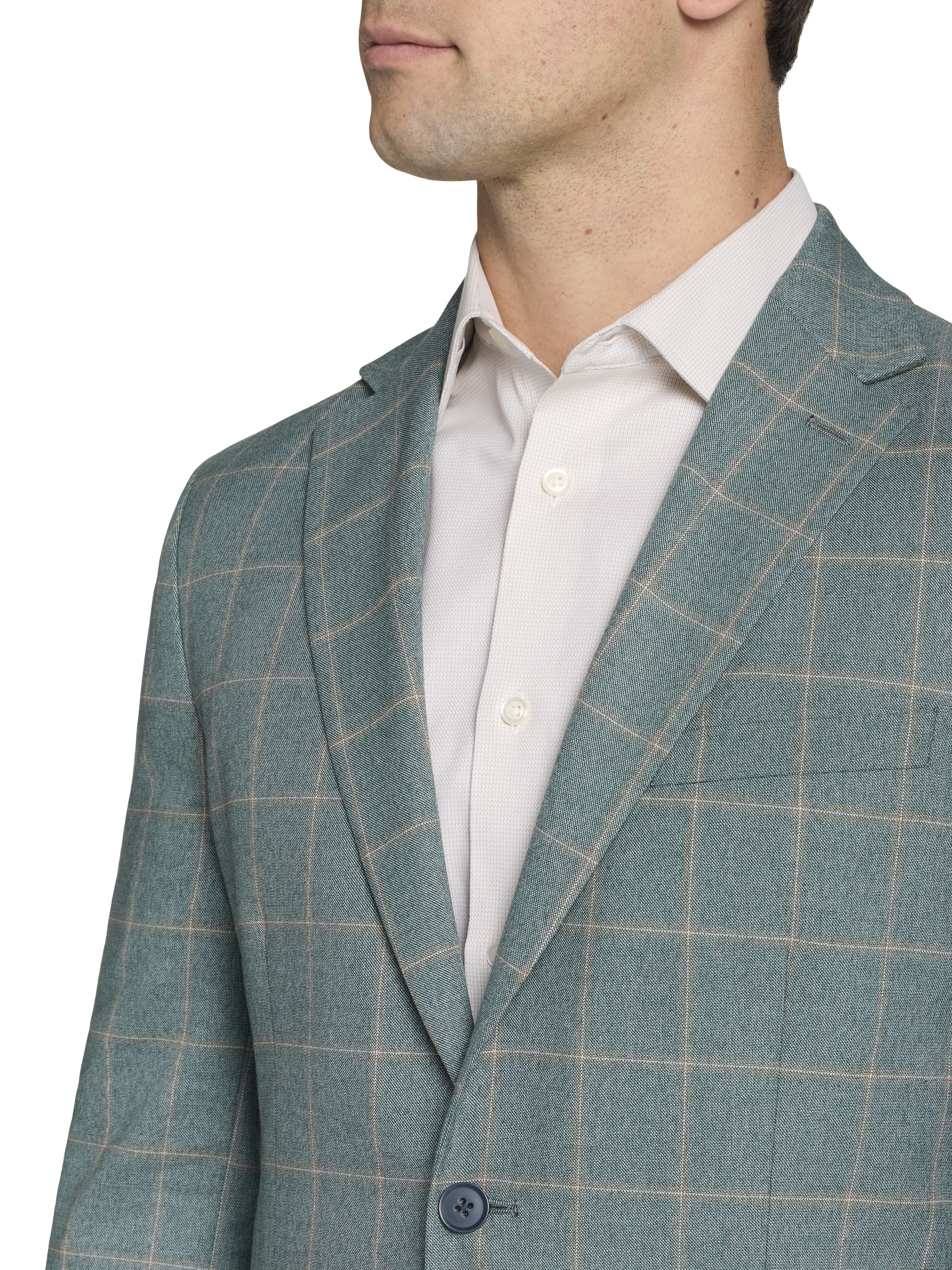 Classic Fit Windowpane Sport Coat