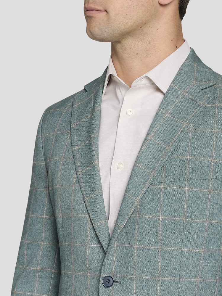 ジャケット・アウター SOPHNET. WINDOWPANE STRETCH GOWN SHIRT L Michael Strahan Classic Fit Windowpane Sport Coat | Sport