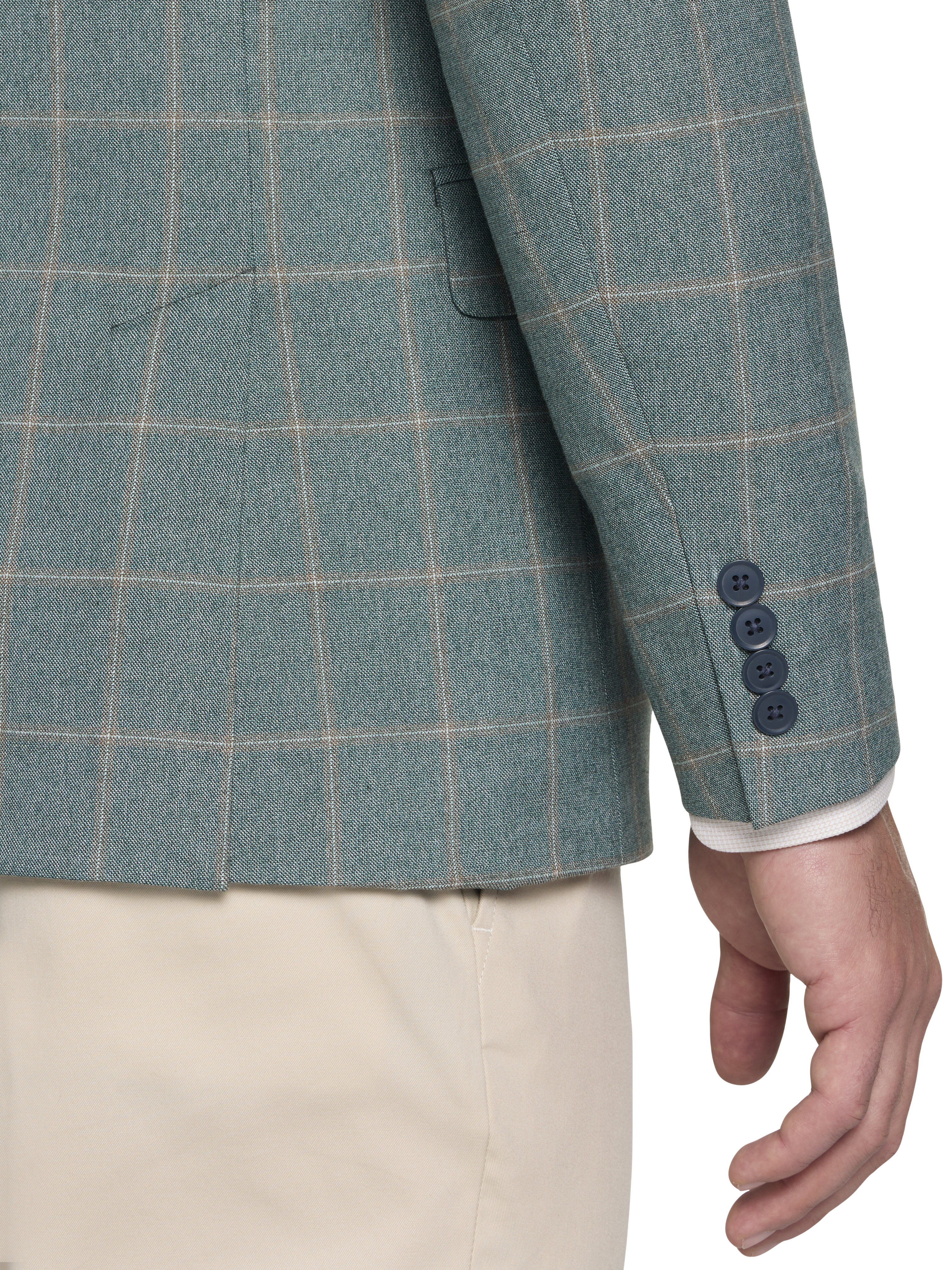 Classic Fit Windowpane Sport Coat