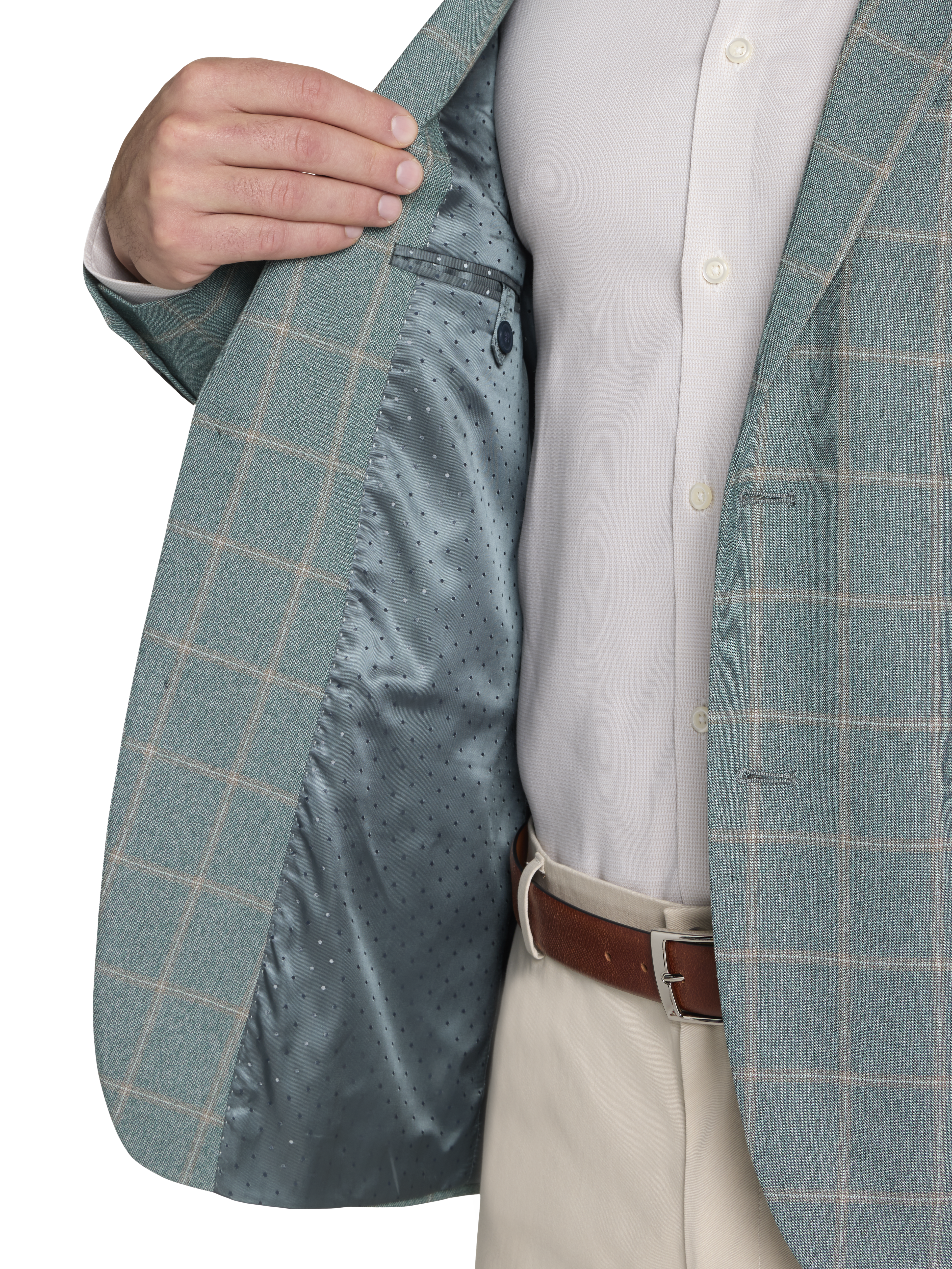 Classic Fit Windowpane Sport Coat