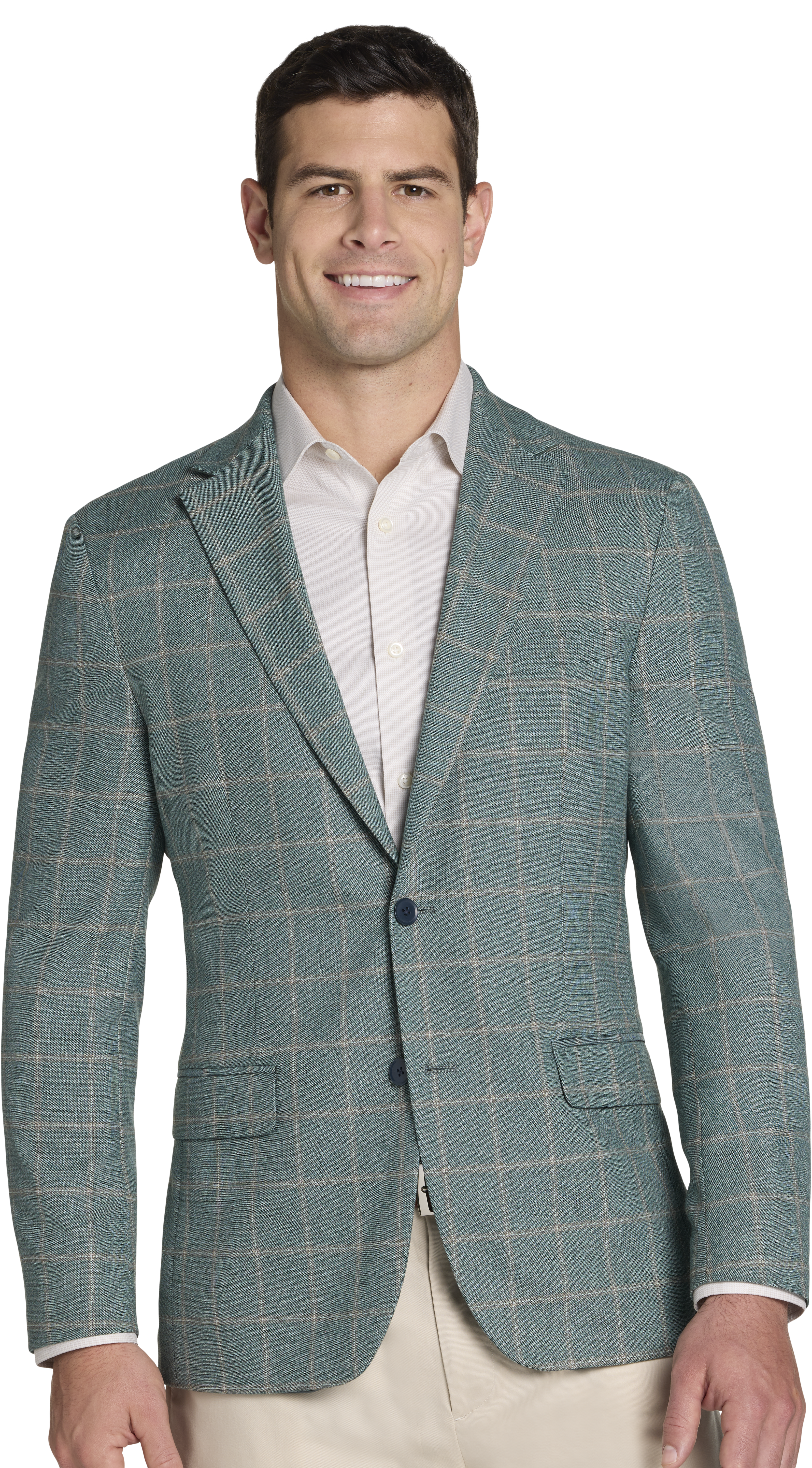 Classic Fit Windowpane Sport Coat