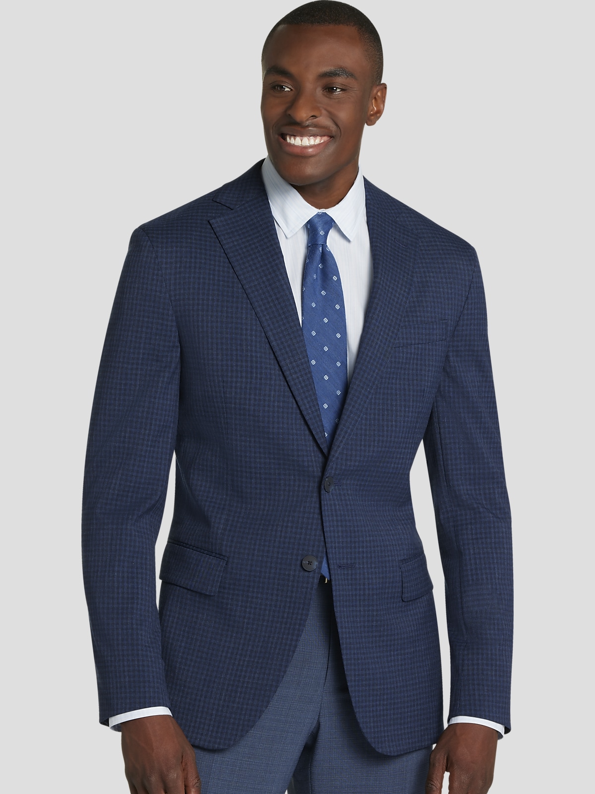 Awearness Kenneth Cole Modern Fit Check Sport Coat All Sale