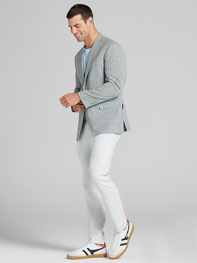 JOE Joseph Abboud Modern Fit Plaid Sport Coat