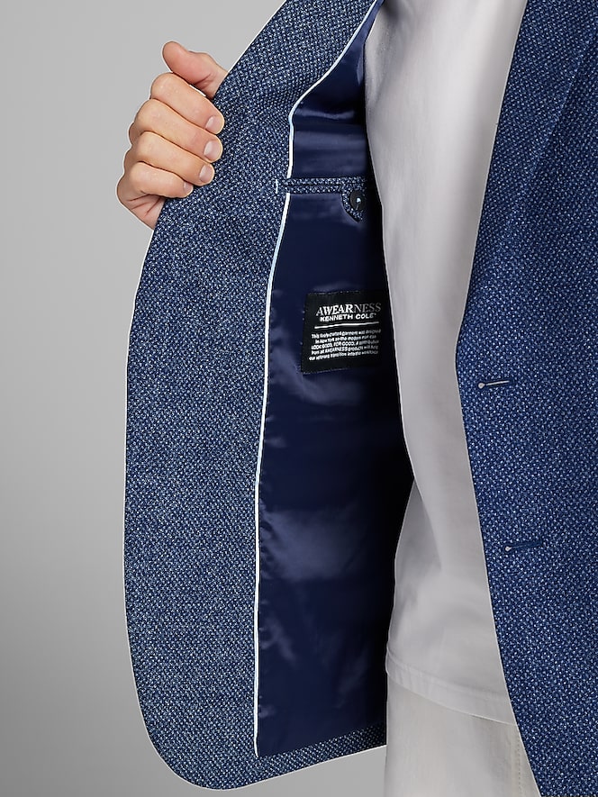 Awearness Kenneth Cole Modern Fit Wool Blend Tic Sport Coat