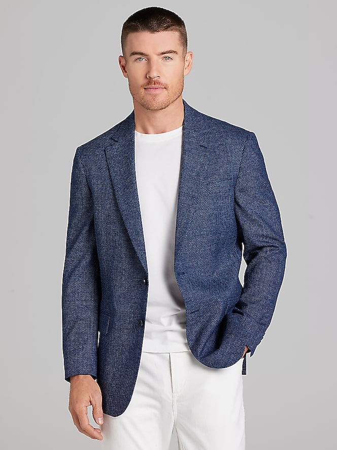 Awearness Kenneth Cole Modern Fit Wool Blend Tic Sport Coat