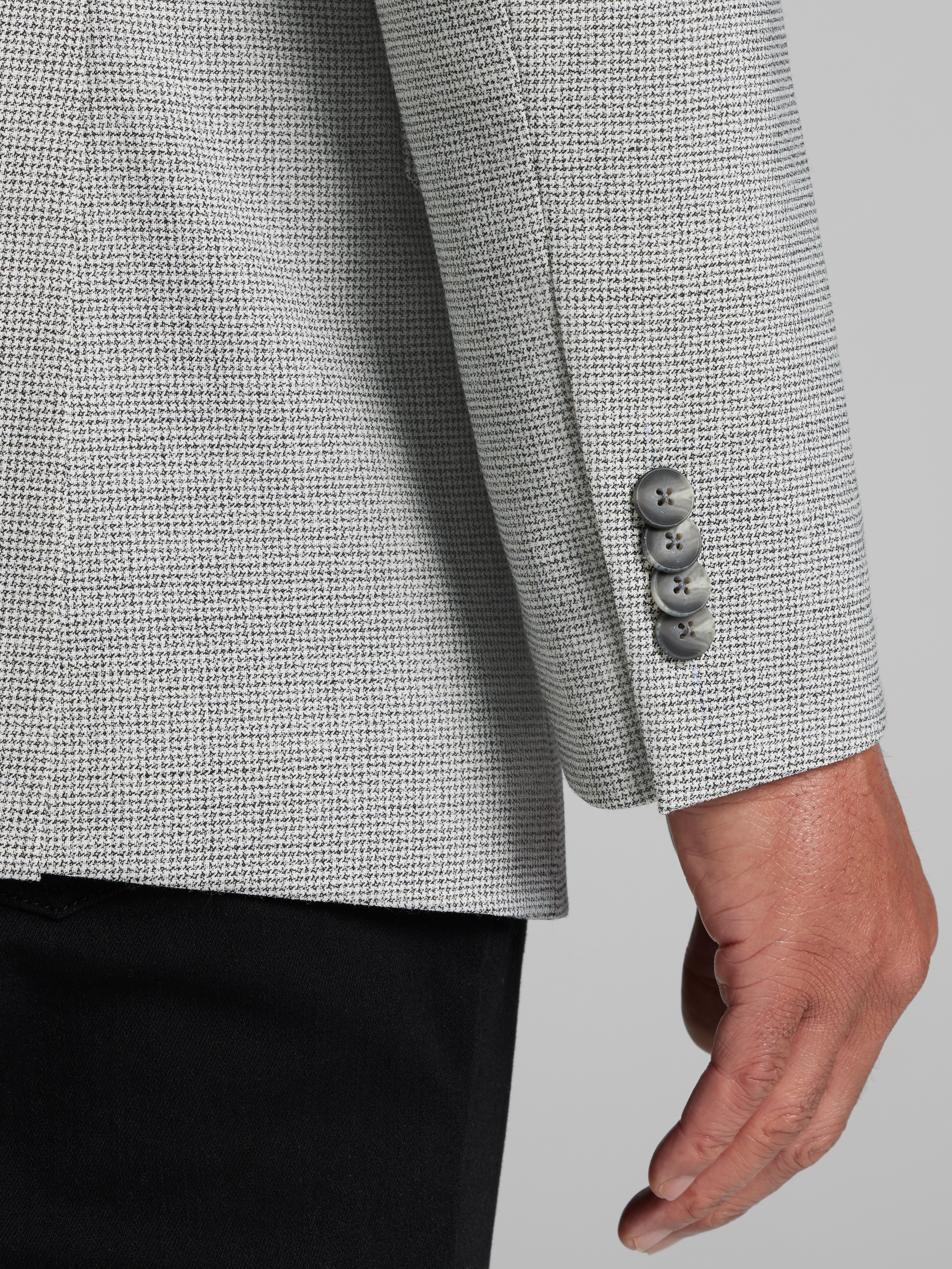 Modern Fit Houndstooth Sport Coat