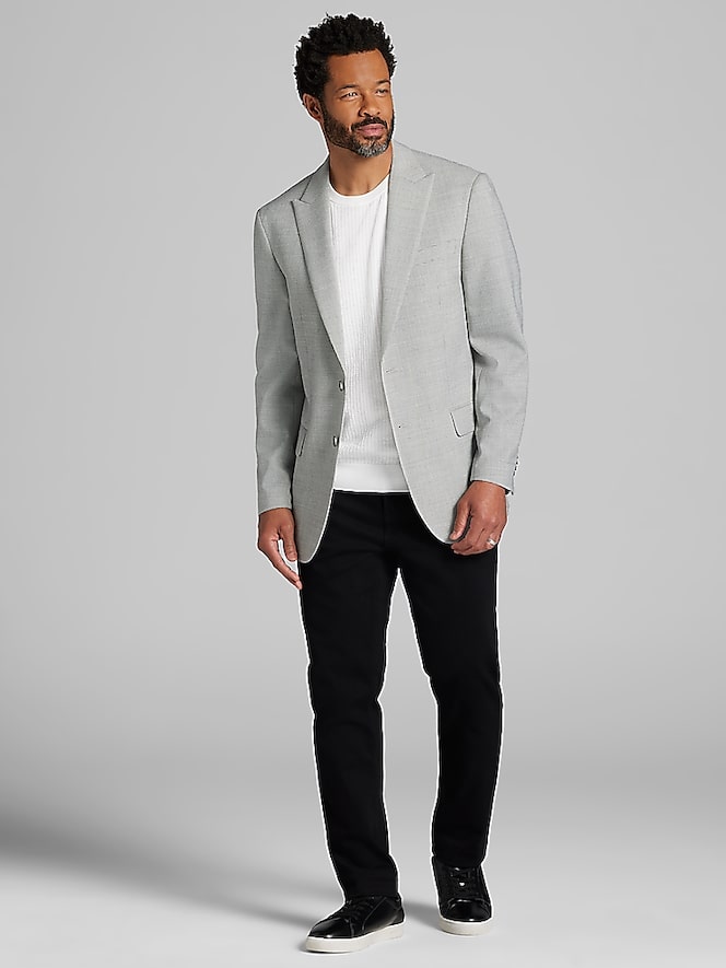 Awearness Kenneth Cole Modern Fit Houndstooth Sport Coat