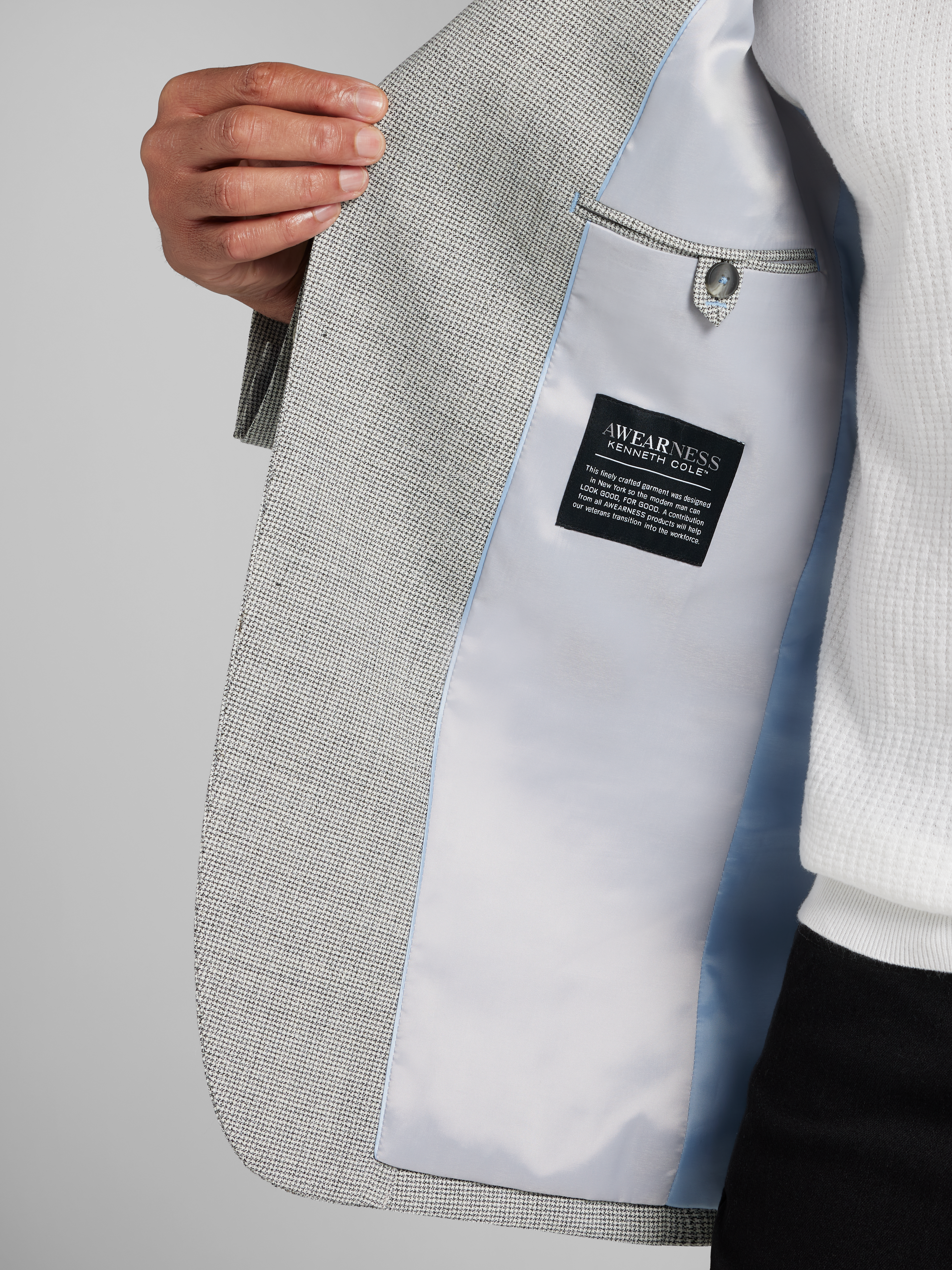 Modern Fit Houndstooth Sport Coat