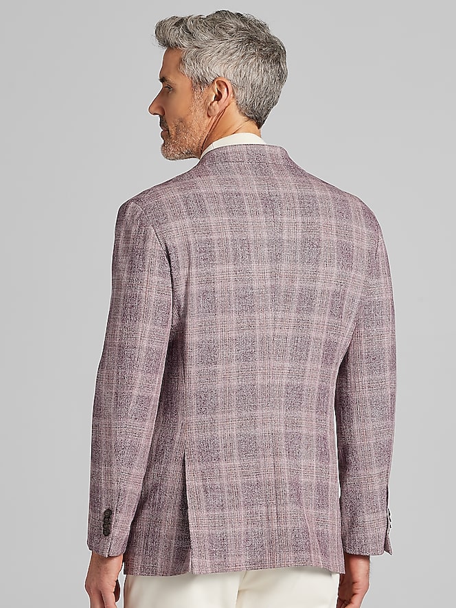 Awearness Kenneth Cole Modern Fit Plaid Sport Coat