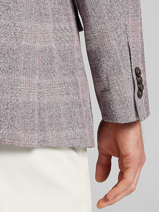 Awearness Kenneth Cole Modern Fit Plaid Sport Coat