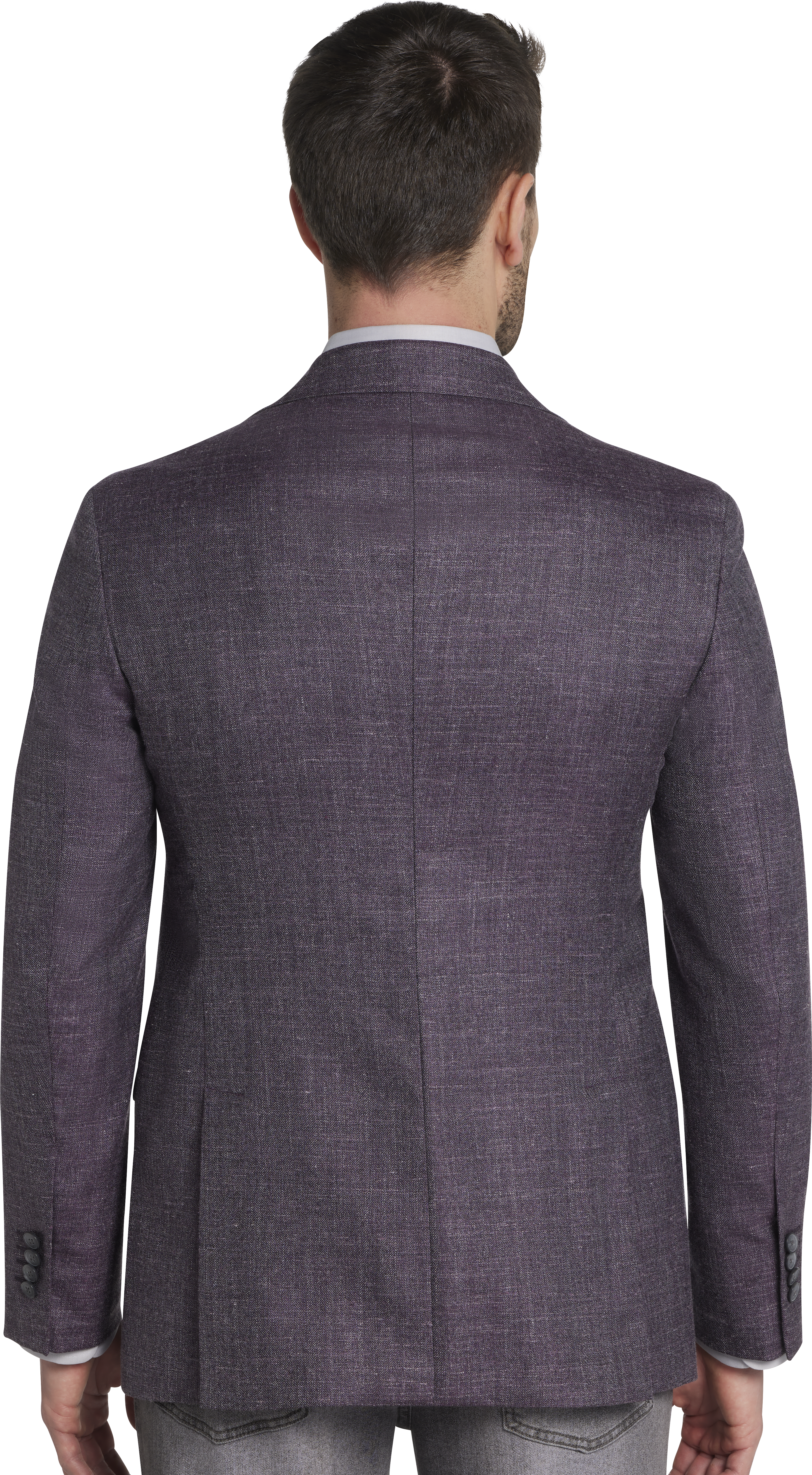 Modern Fit Herringbone Sport Coat