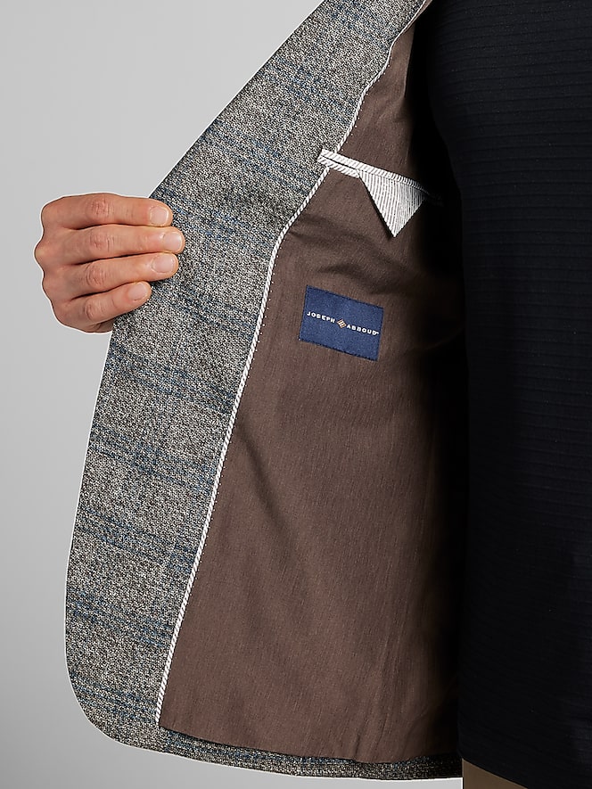 Joseph Abboud Modern Fit Wool Blend Plaid Sport Coat
