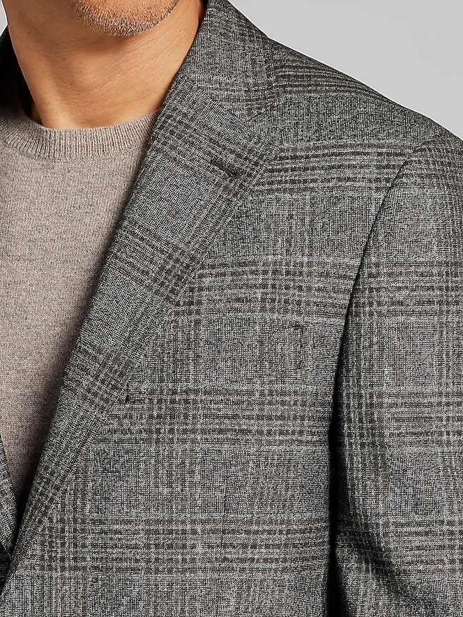 Joseph Abboud Classic Fit Plaid Sport Coat