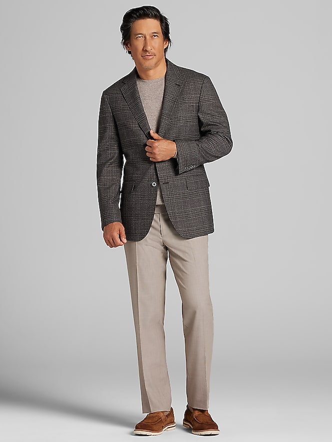 Joseph Abboud Classic Fit Plaid Sport Coat