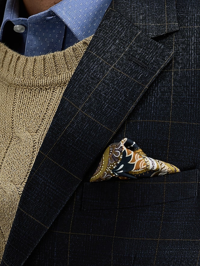 Haggar Tailored Fit Plaid Sport Coat
