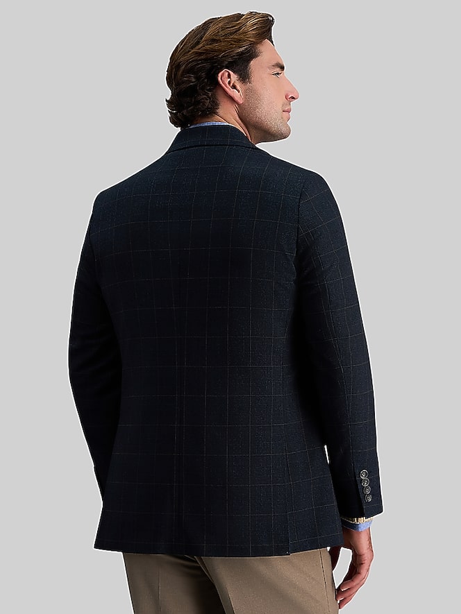 Haggar Tailored Fit Plaid Sport Coat