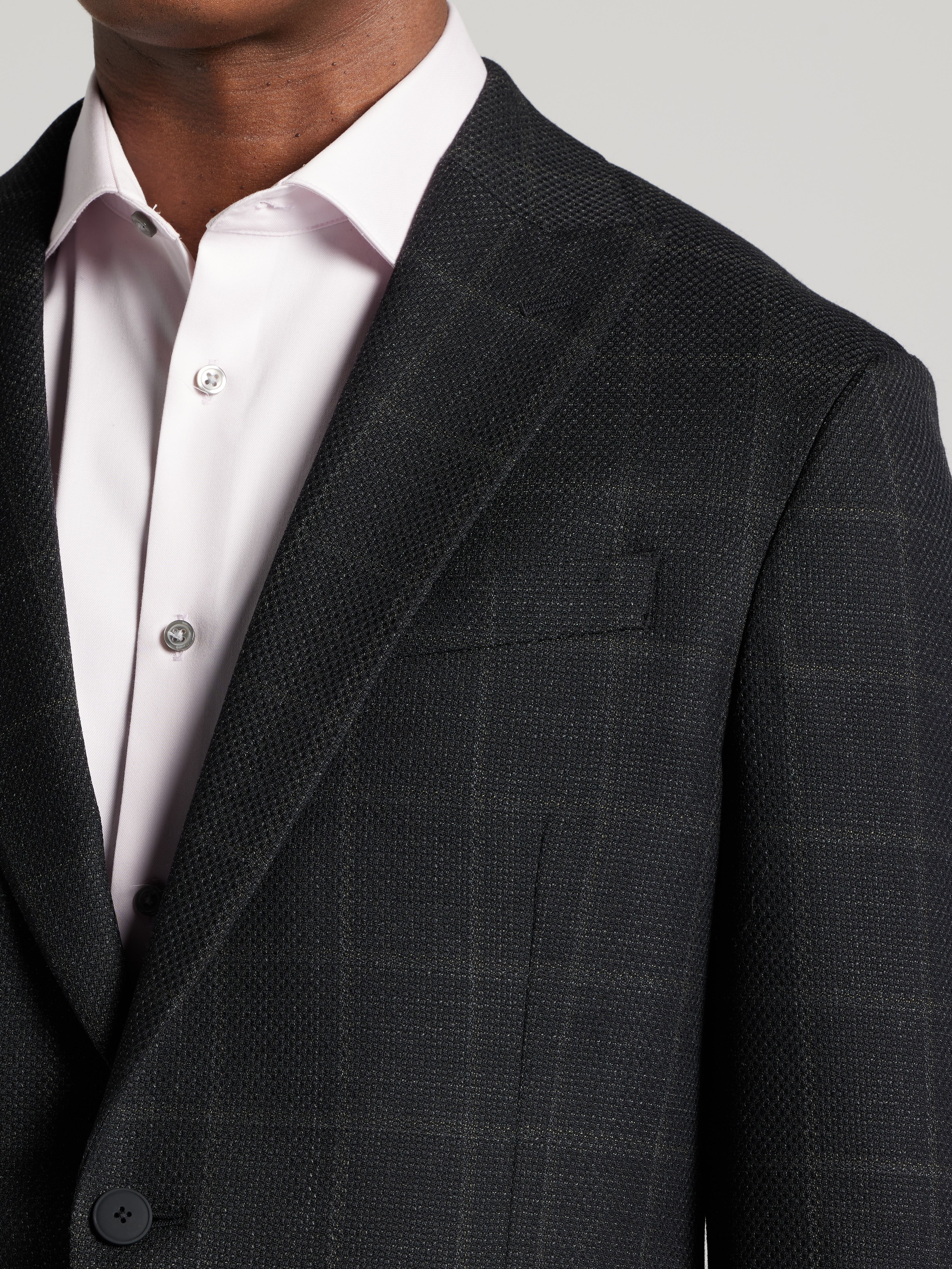 CHILLFLEX Modern Fit Windowpane Plaid Sport Coat