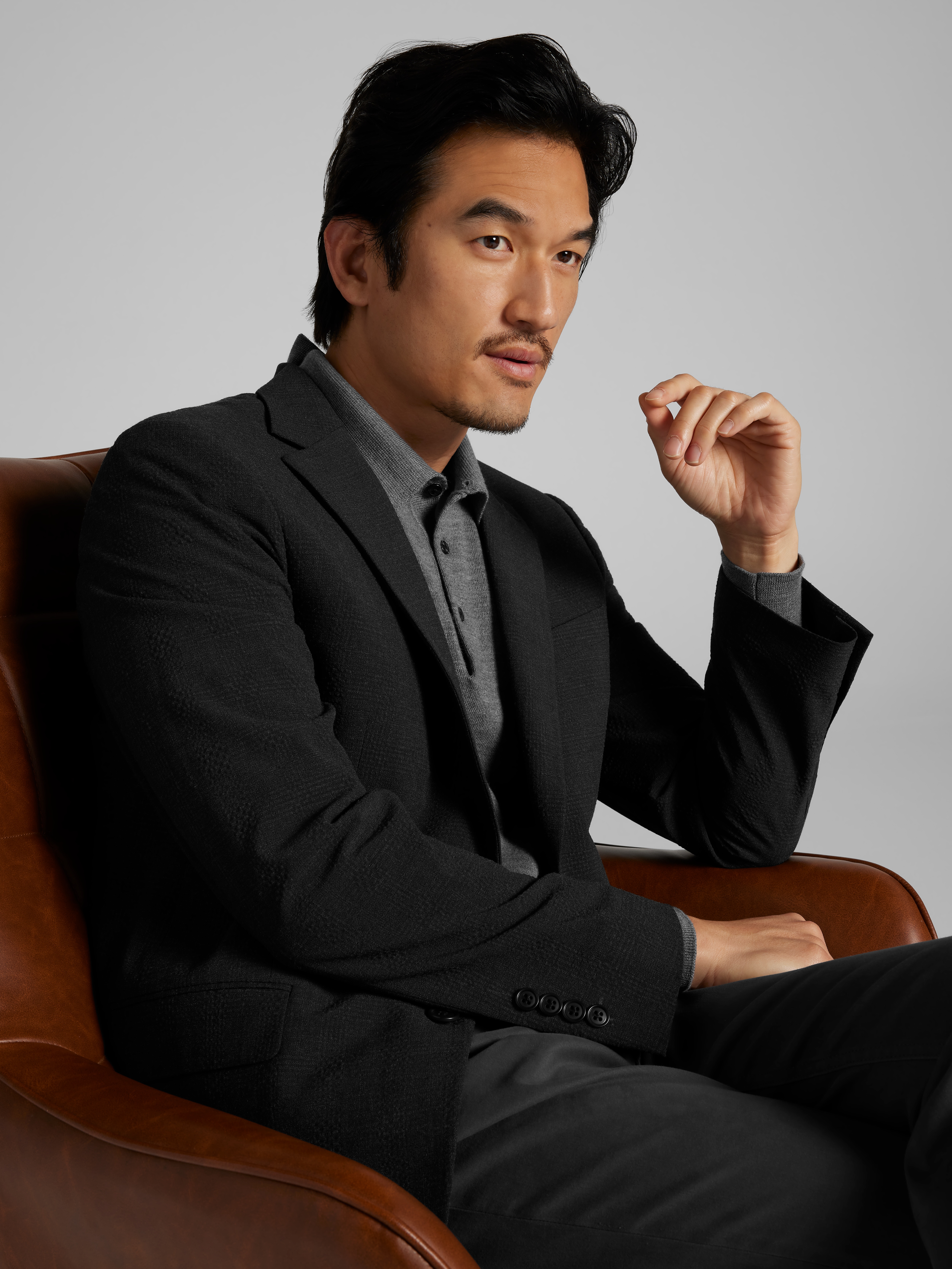 Modern Fit Plaid Sport Coat