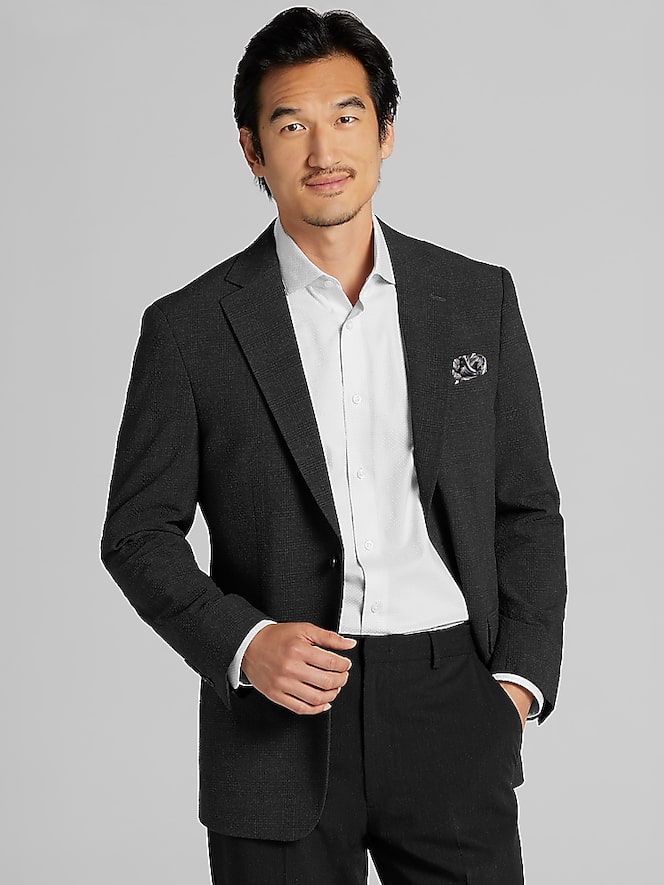 Wilke-Rodriguez Modern Fit Plaid Sport Coat