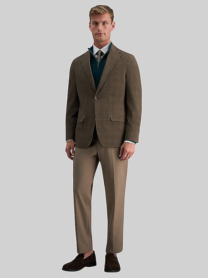 Haggar Tailored Fit Plaid Sport Coat