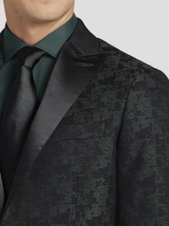 Slim Fit Satin Trim Dinner Jacket