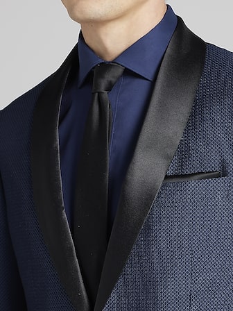 Slim Fit Satin Trim Dinner Jacket