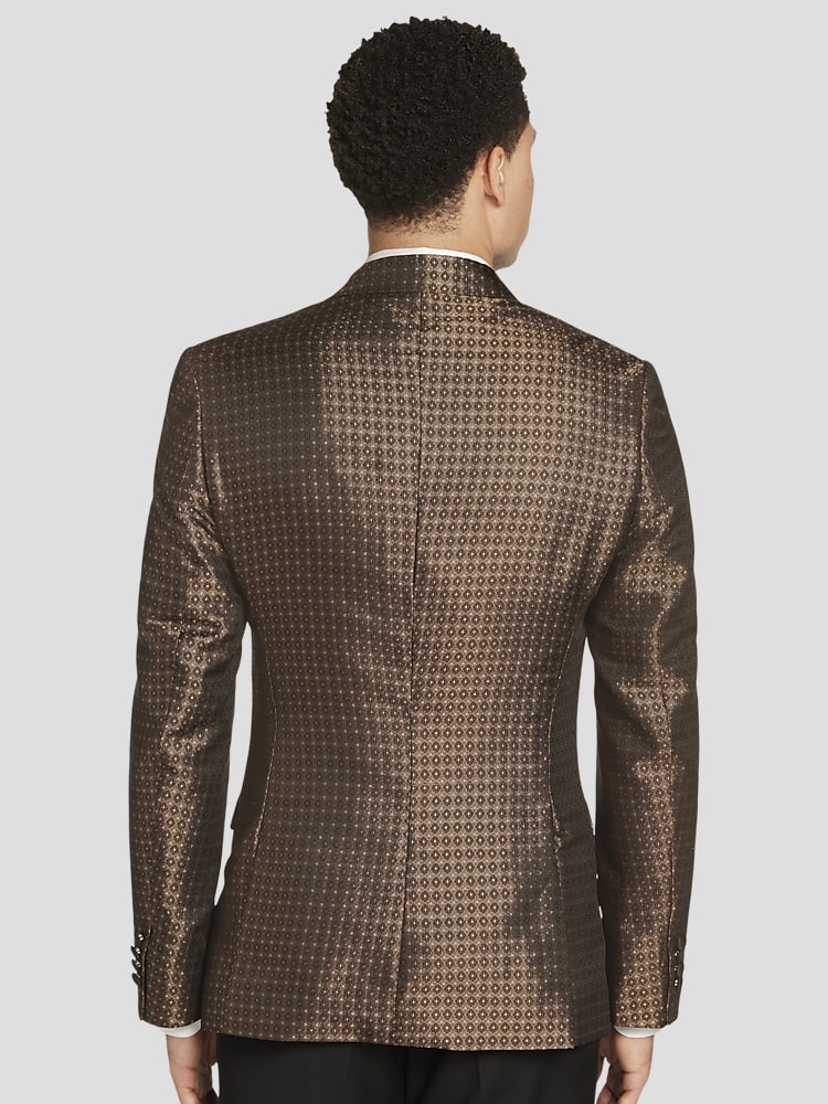Kenneth cole paisley dinner jacket top
