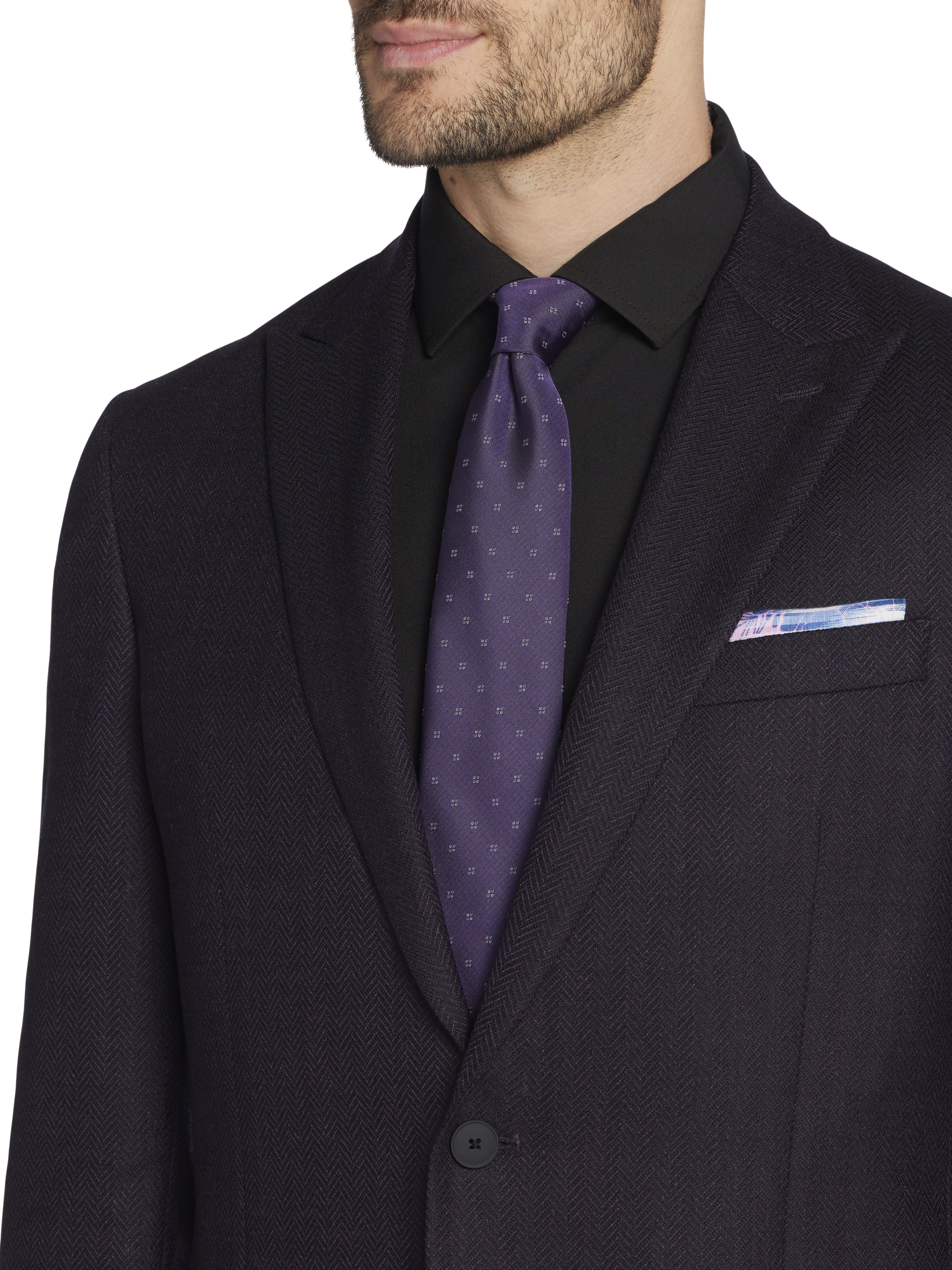 CHILLFLEX Herringbone Modern Fit Sport Coat