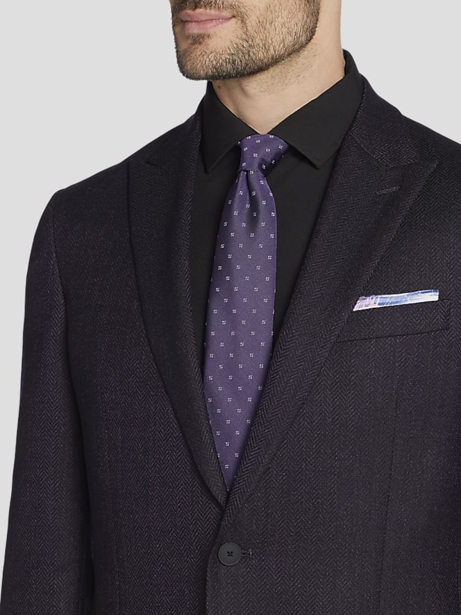 Awearness Kenneth Cole CHILLFLEX Herringbone Modern Fit Sport Coat
