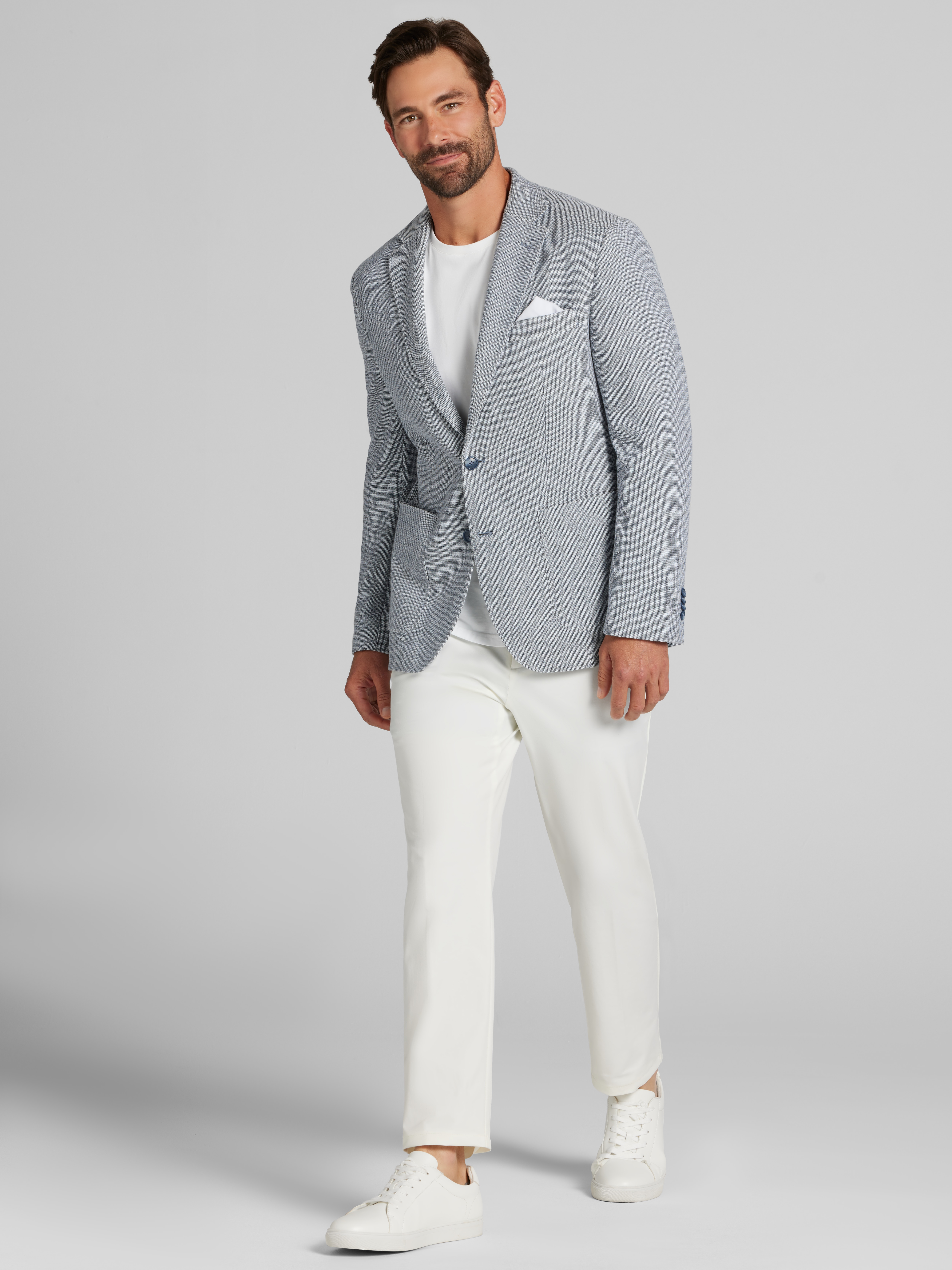 Modern Fit Tic Knit Sport Coat