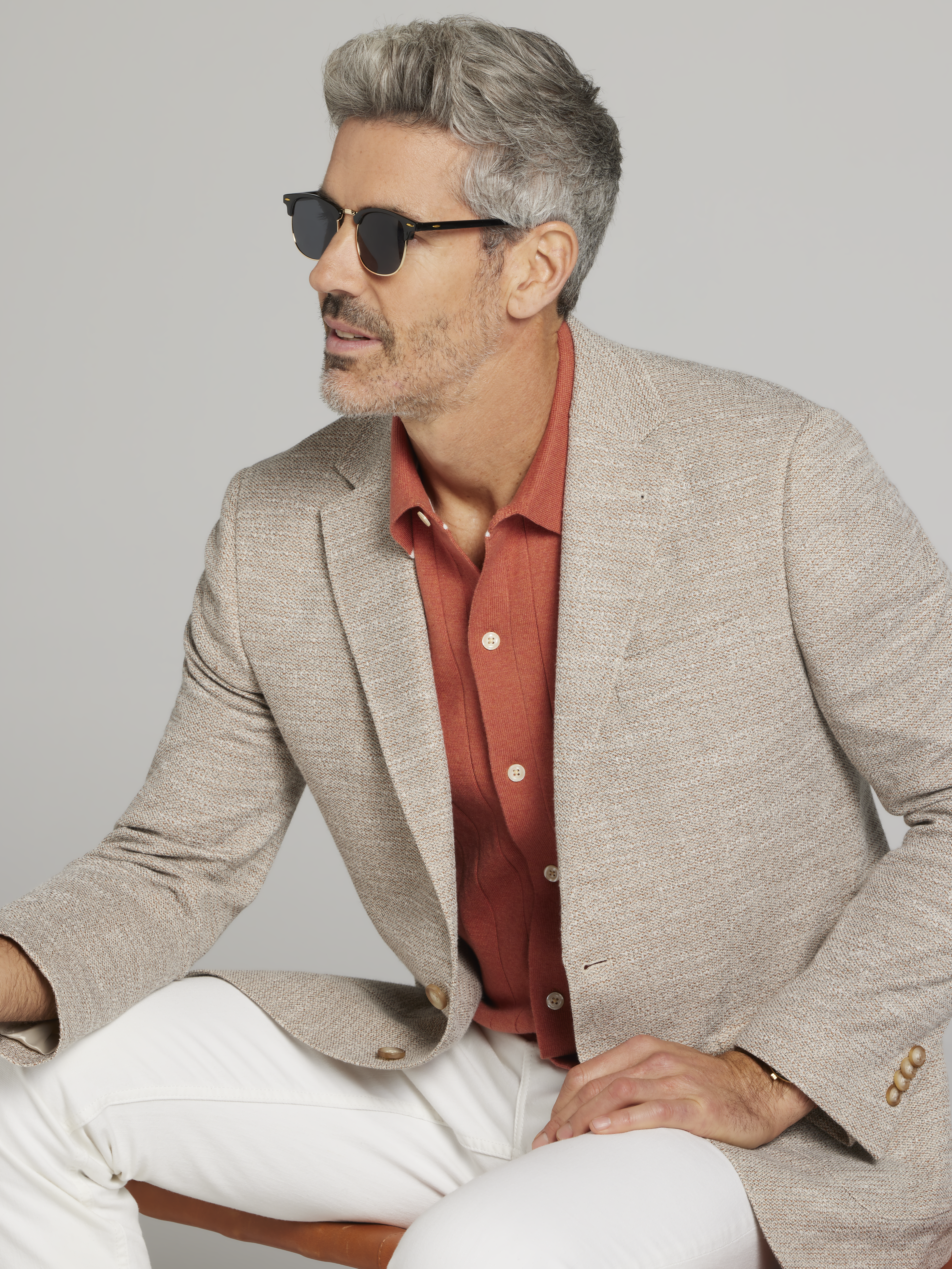 Modern Fit Knit Sport Coat