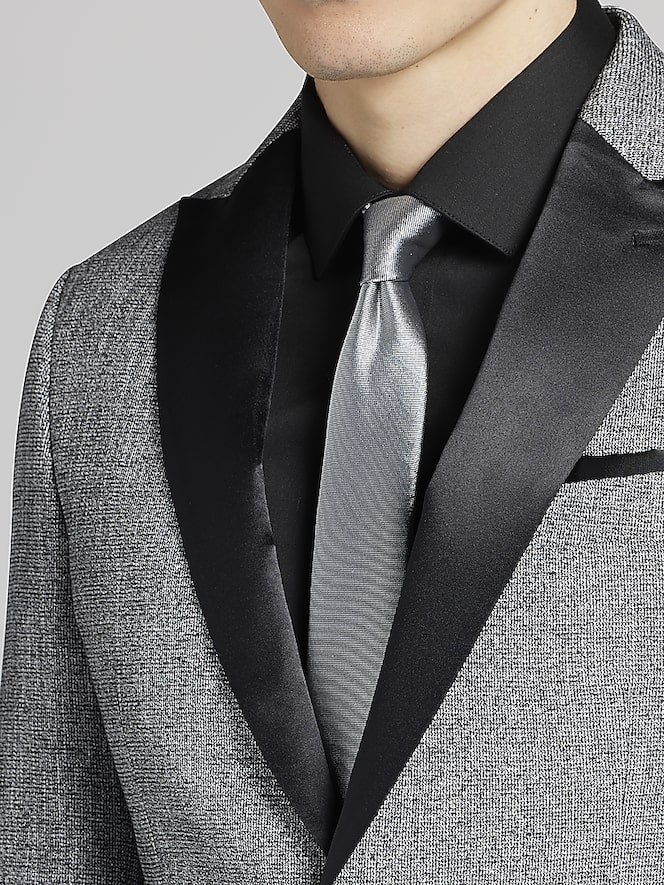 Egara Slim Fit Satin Trim Dinner Jacket