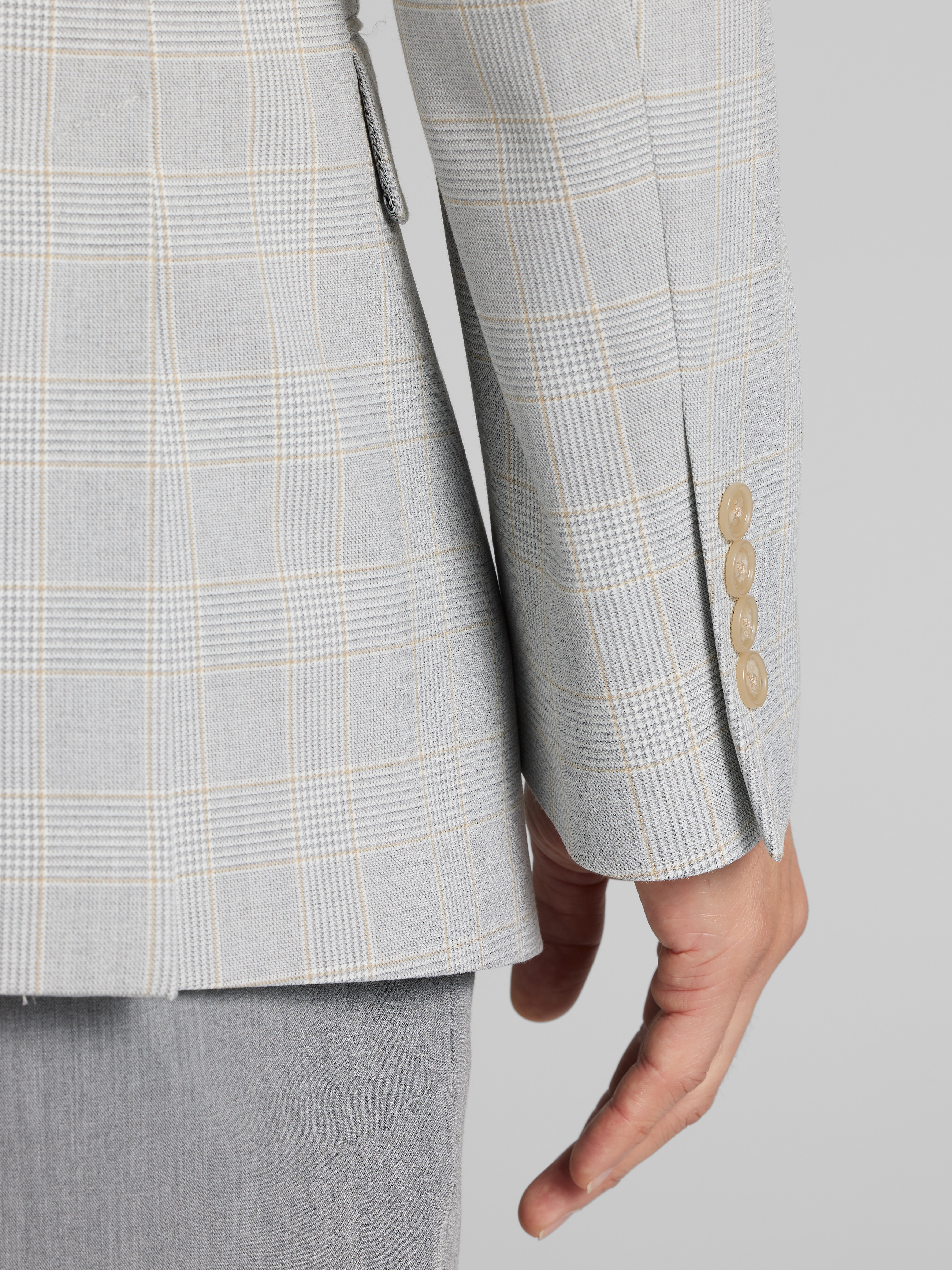 Modern Fit Plaid Sport Coat