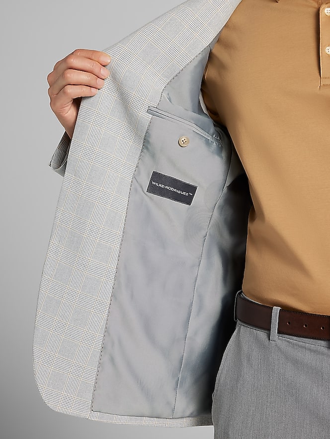 Wilke-Rodriguez Modern Fit Plaid Sport Coat
