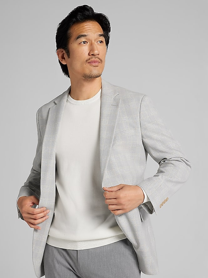Wilke-Rodriguez Modern Fit Plaid Sport Coat