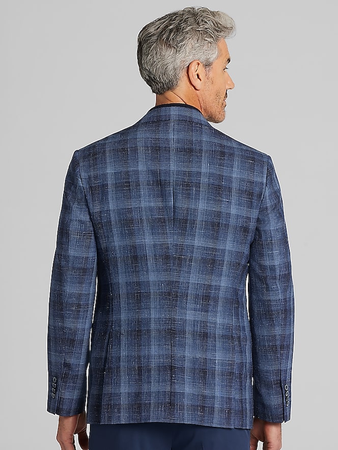 Joseph Abboud Modern Fit Plaid Sport Coat