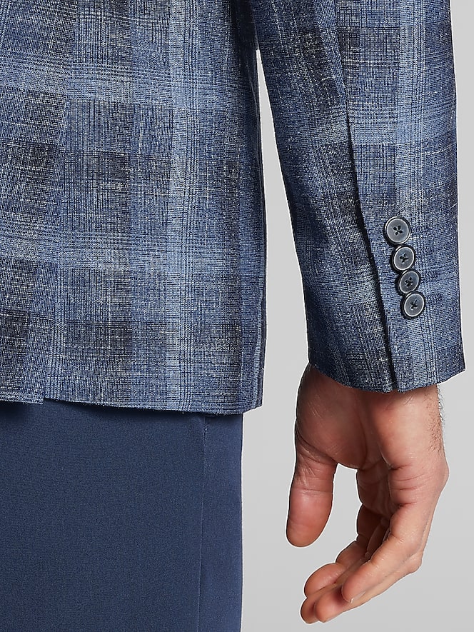 Joseph Abboud Modern Fit Plaid Sport Coat