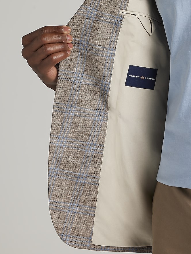 Joseph Abboud Modern Fit Wool Blend Plaid Sport Coat