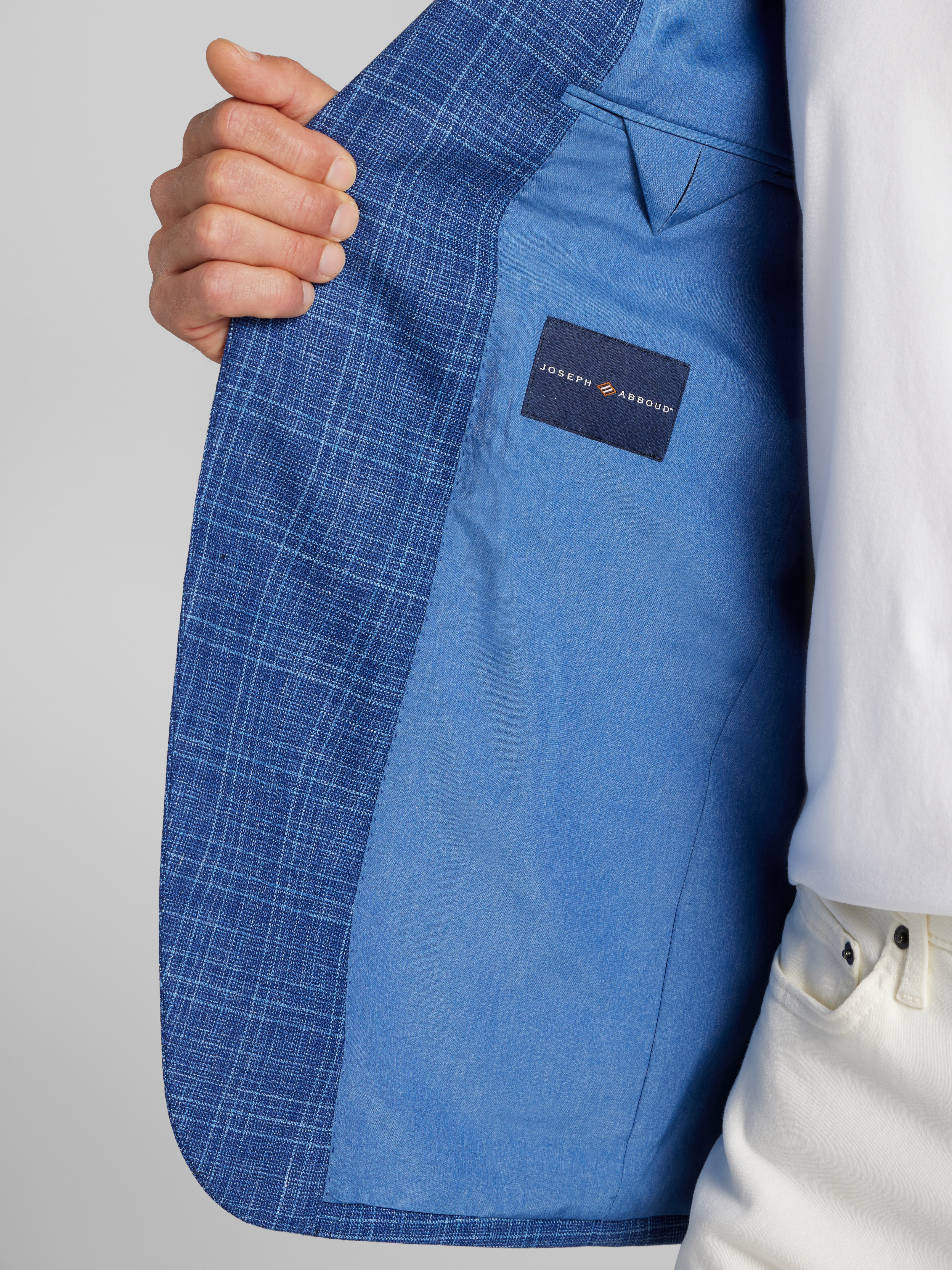 Classic Fit Wool Blend Windowpane Sport Coat