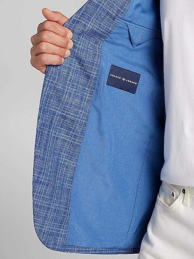 Joseph Abboud Classic Fit Wool Blend Windowpane Sport Coat