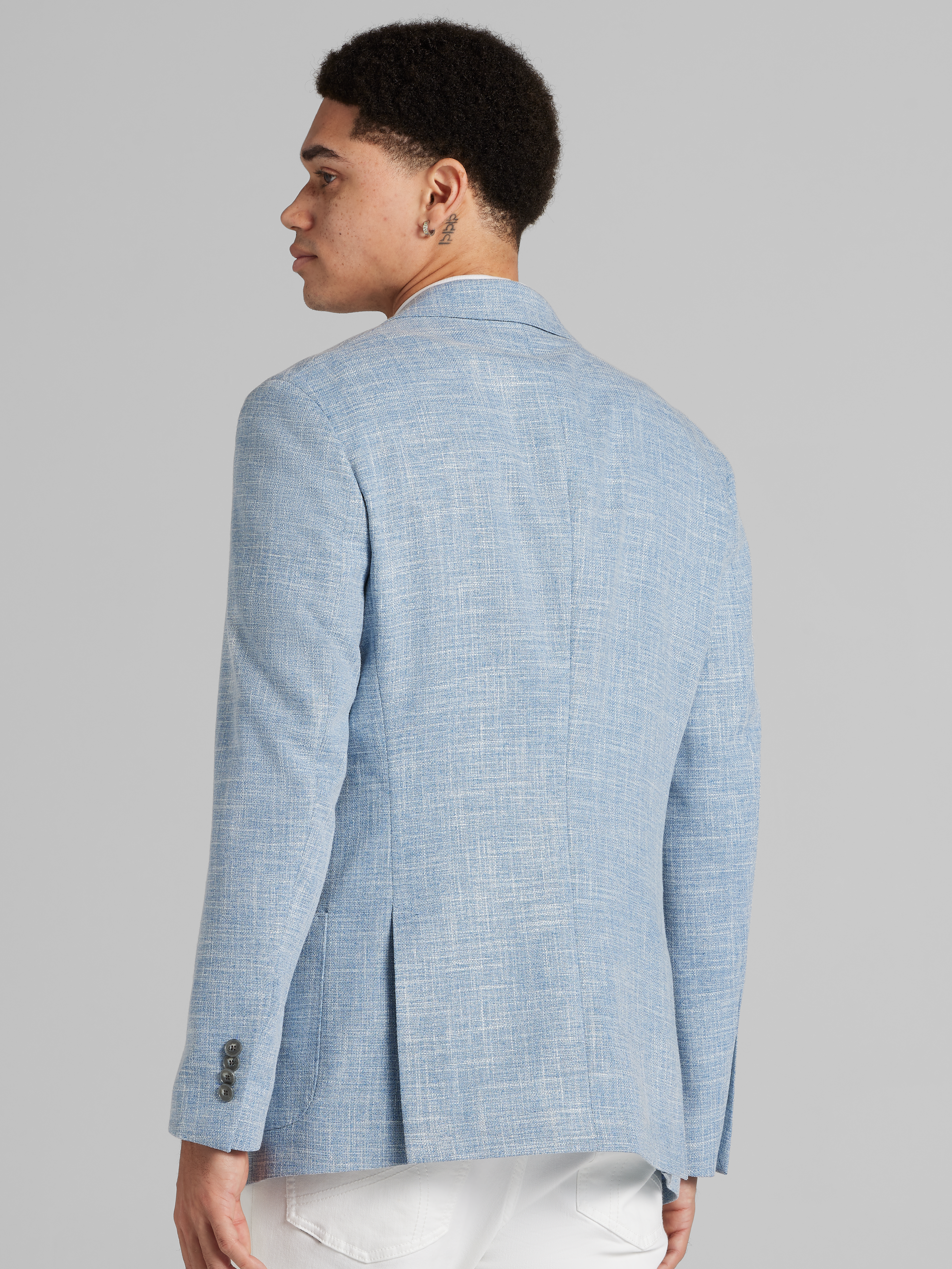 Slim Fit Textured Sport Coat