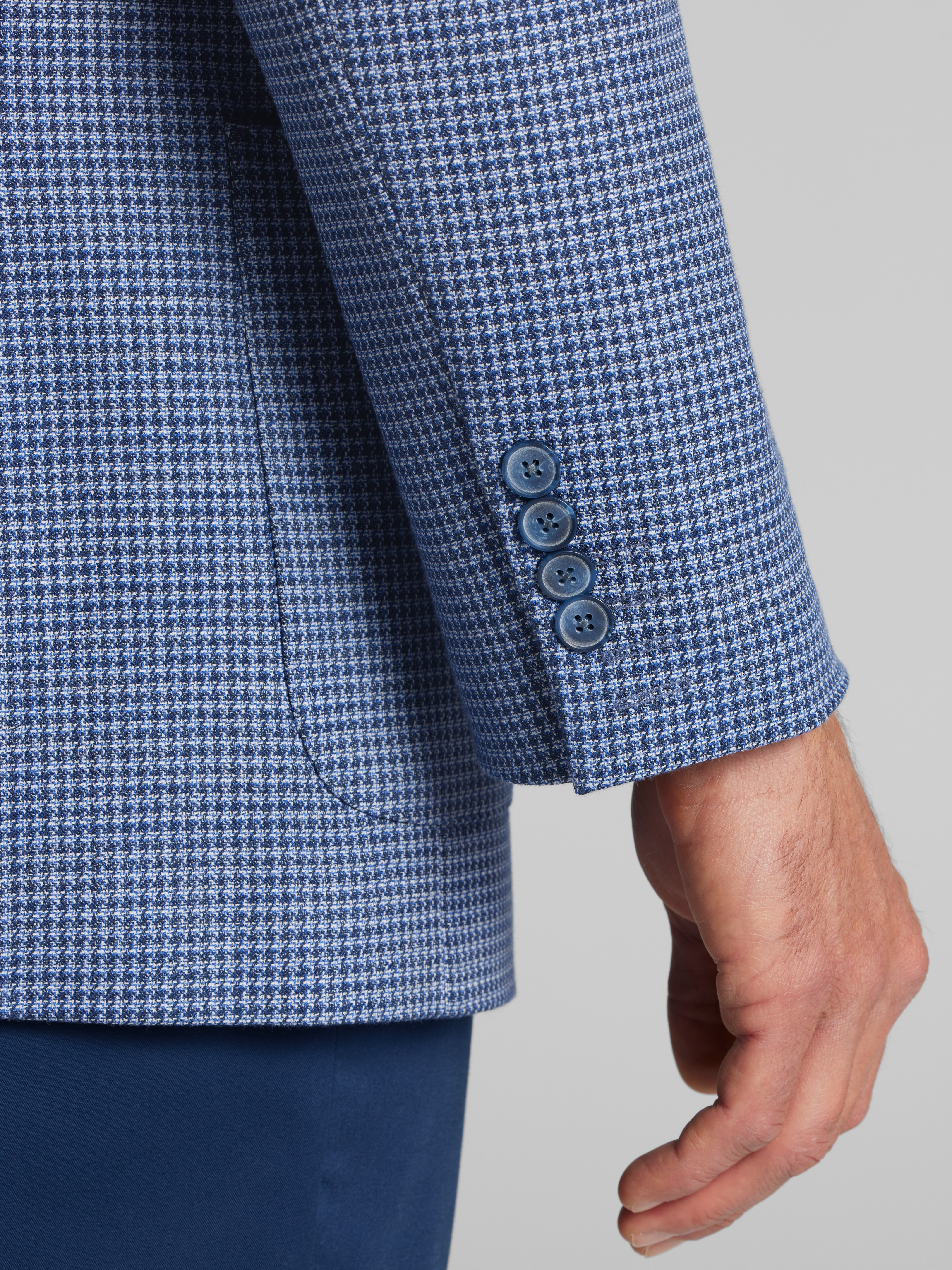 Modern Fit Houndstooth Sport Coat