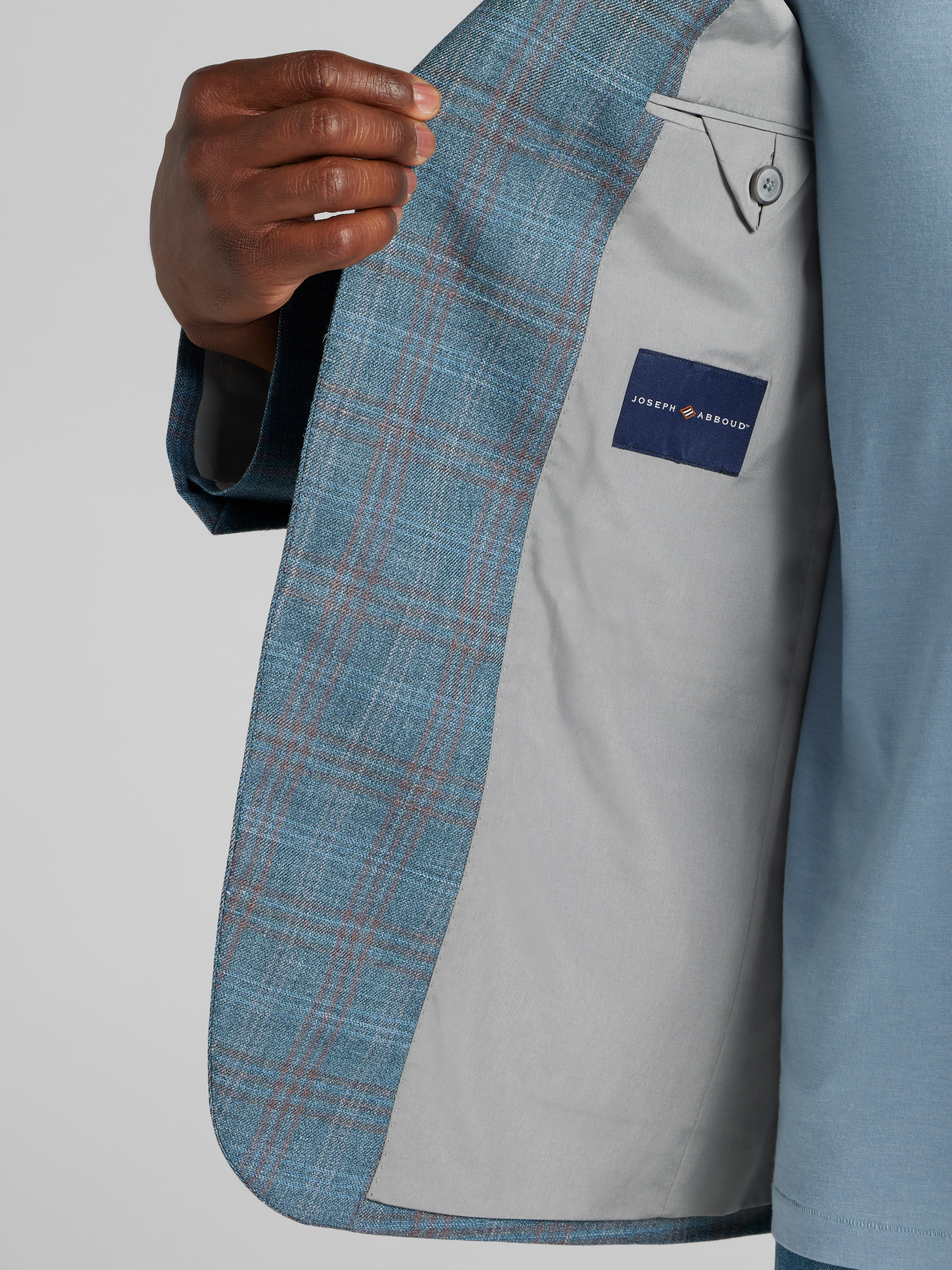 Classic Fit Windowpane Plaid Sport Coat
