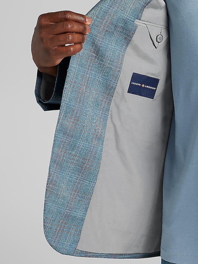 Joseph Abboud Classic Fit Windowpane Plaid Sport Coat