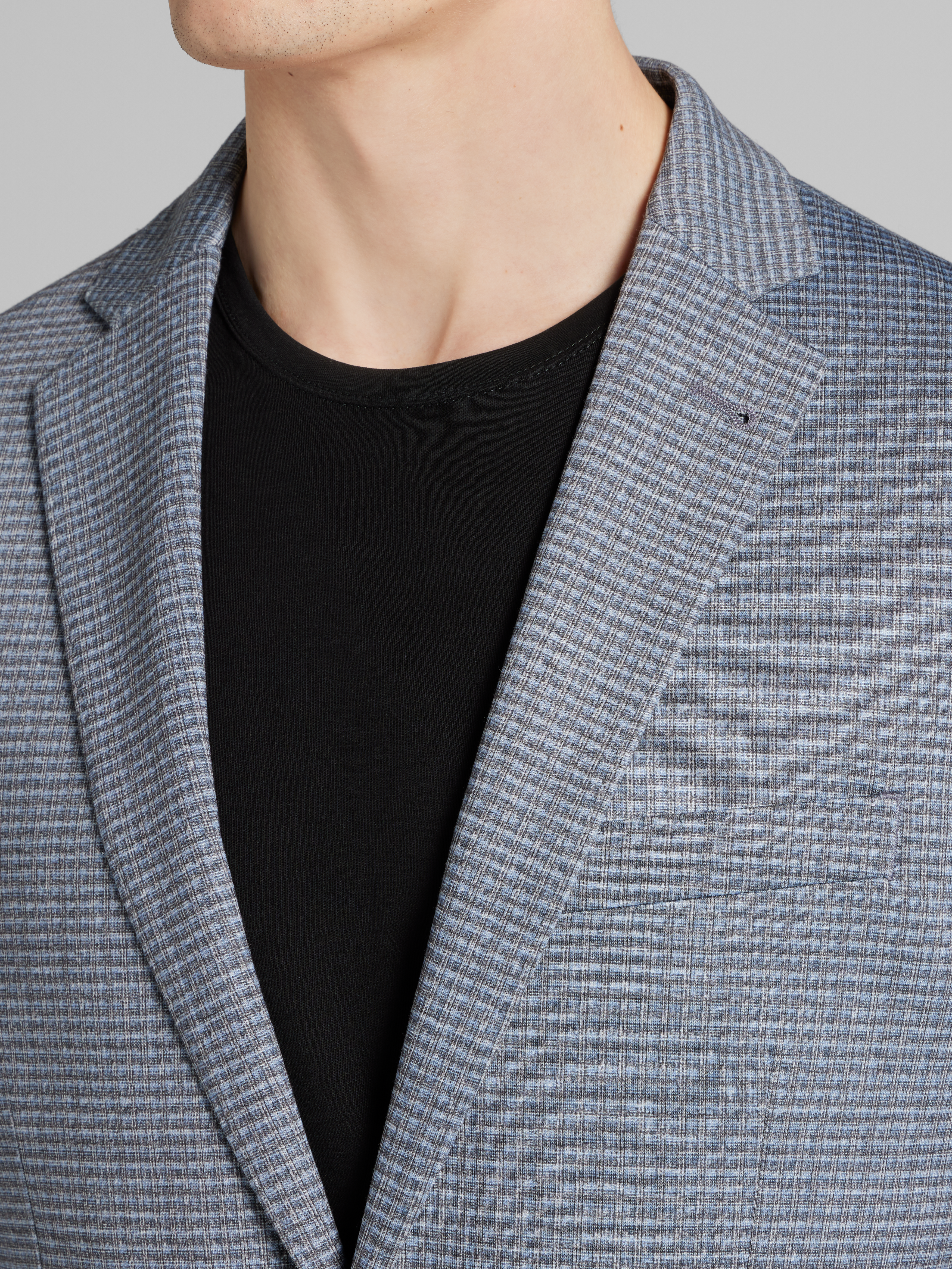 Slim Fit Check Sport Coat