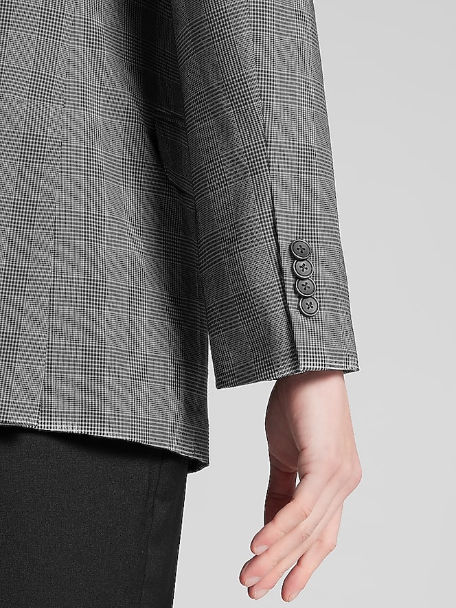 Awearness Kenneth Cole Modern Fit Plaid Seersucker Sport Coat