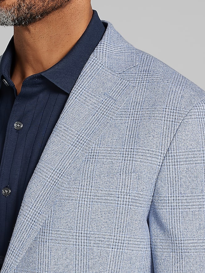 Awearness Kenneth Cole Modern Fit Plaid Sport Coat