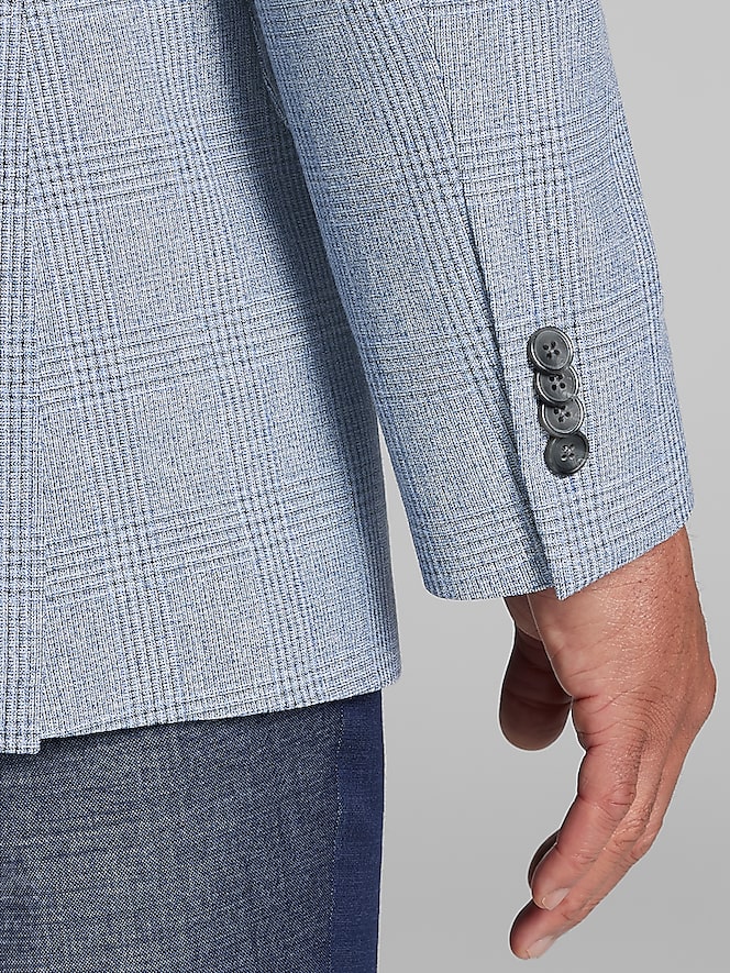 Awearness Kenneth Cole Modern Fit Plaid Sport Coat