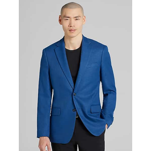 Wilke-Rodriguez Men's Modern Fit Sport Coat Navy Peony - Size: 50 Regular TMW17FN50214